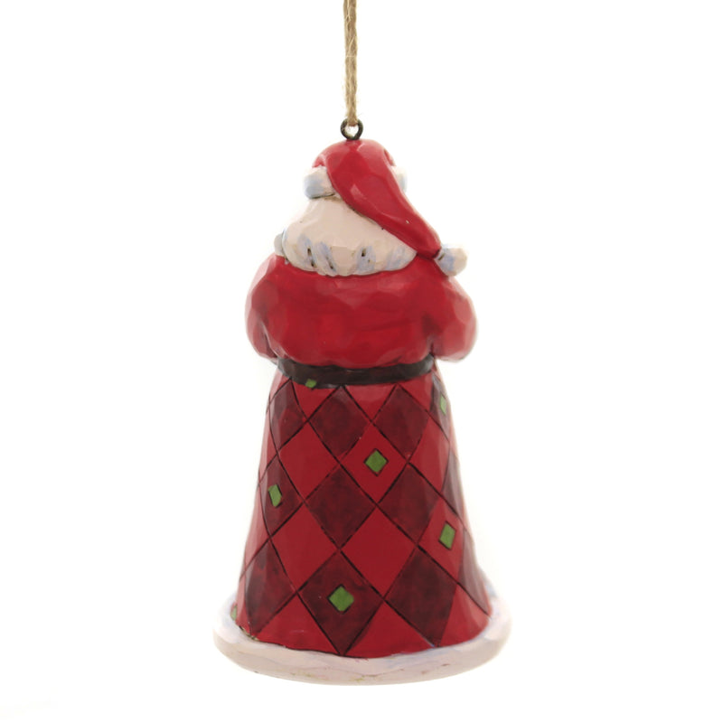 Jim Shore Santa With Cat In Basket - - SBKGifts.com