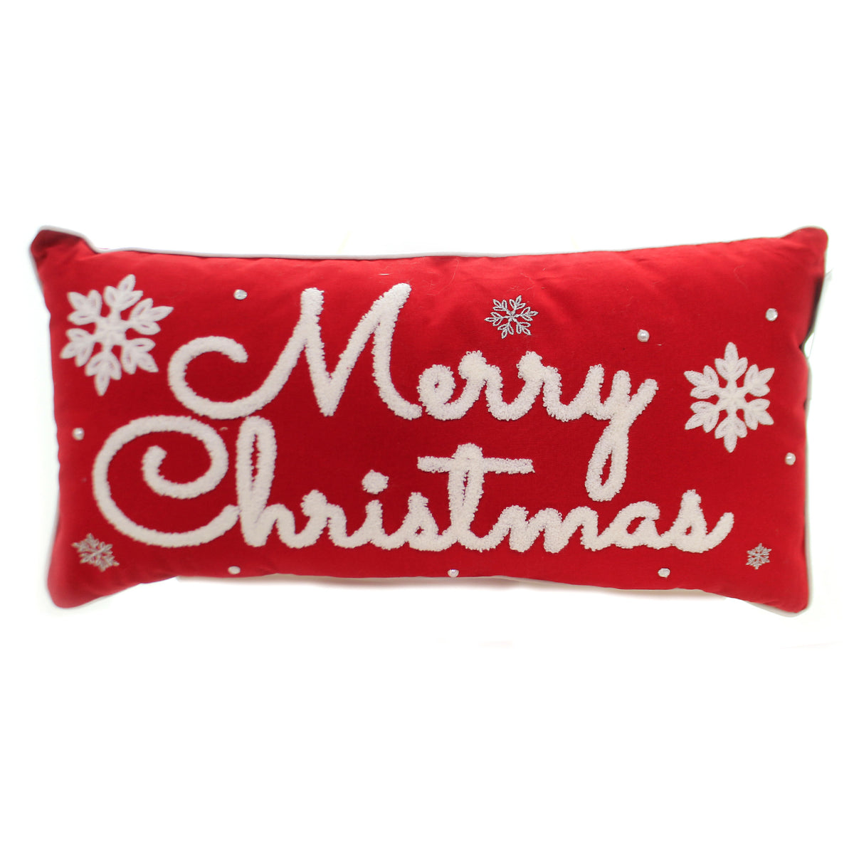 (43157) Merry Christmas Red Pillow