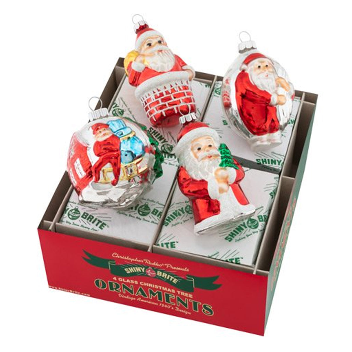 Christopher Radko Hs Santa Figures - - SBKGifts.com
