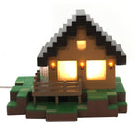 Minecraft House - 6.25 Inch, Polyresin - Usb Cord & Usb Adapter 6004992 (43327)