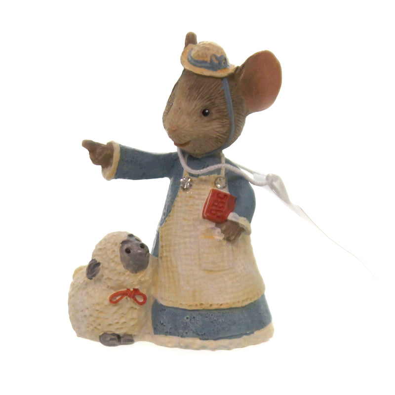 (43390) Figurine Mary Had A Little Lamb Mouse, 2.00 Inch, Tails With Heart 6005747