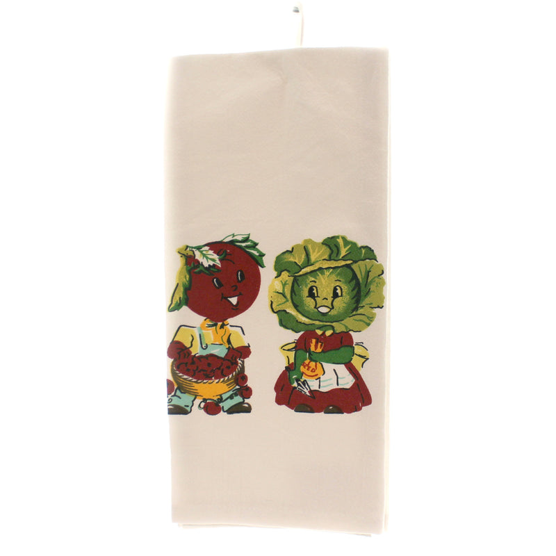 Decorative Towel Mr  Mrs Vegetable Kitchen Vintage 100% Cotton Vl01 (43452)