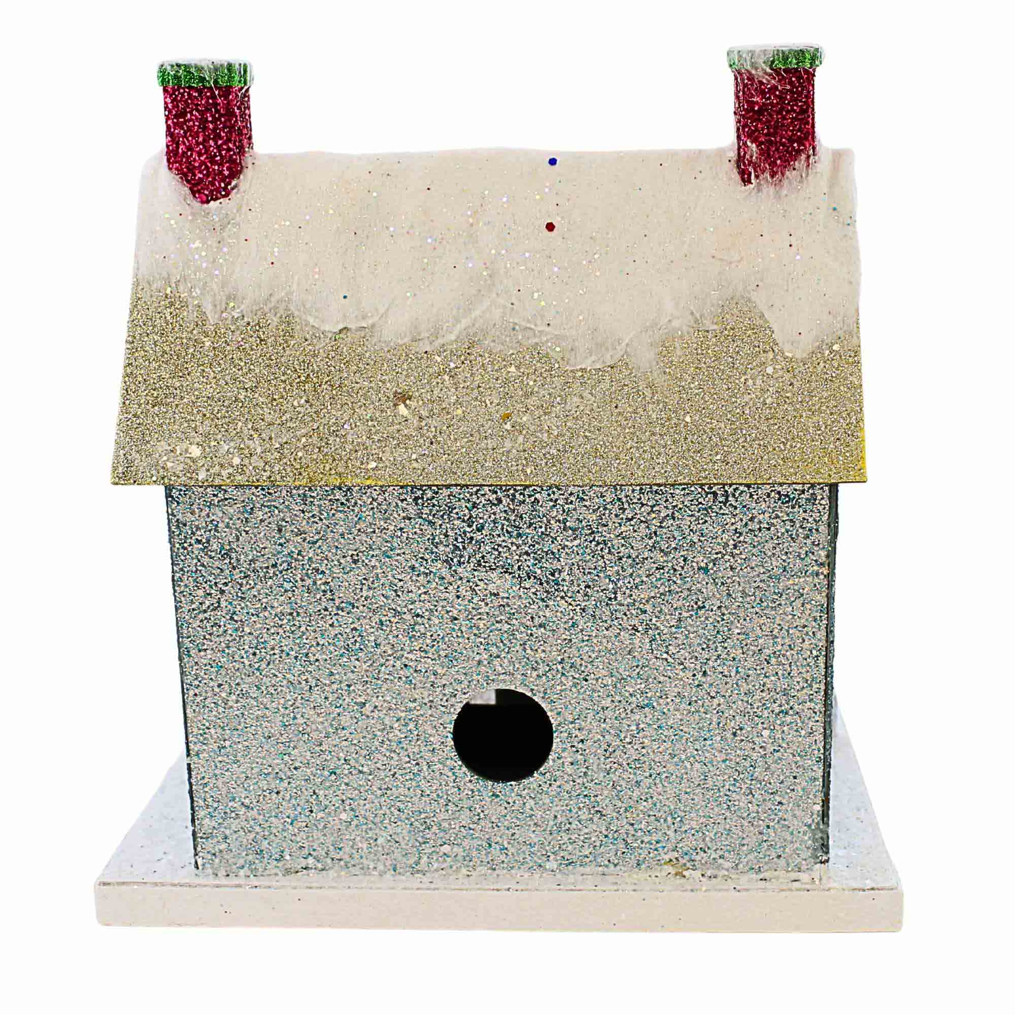 Cody Foster 10.50In Merry & Bright Glitter Chalet, Paperboard