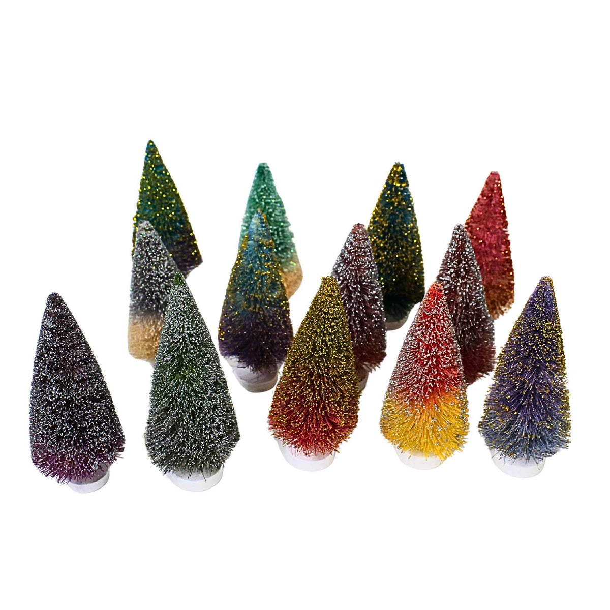 Cody Foster Rainbow Ombre Bottle Brush Trees - - SBKGifts.com