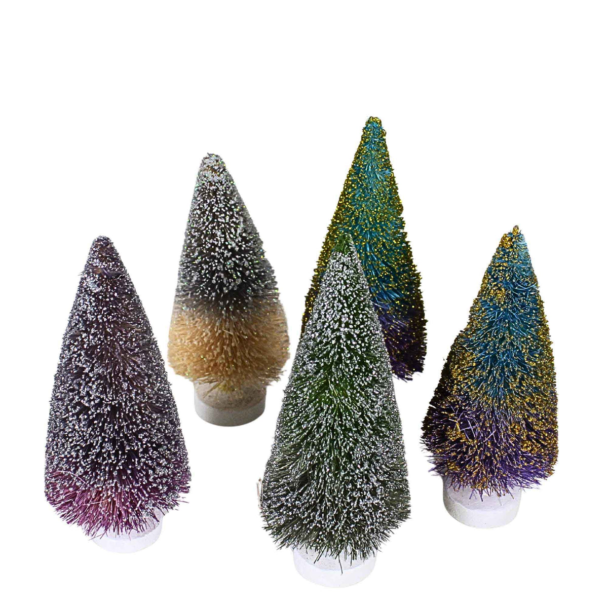 Cody Foster Rainbow Ombre Bottle Brush Trees - - SBKGifts.com