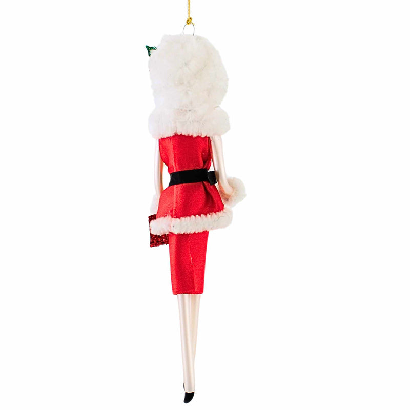 De Carlini Italian Ornaments Santa Called Her Stunning - - SBKGifts.com