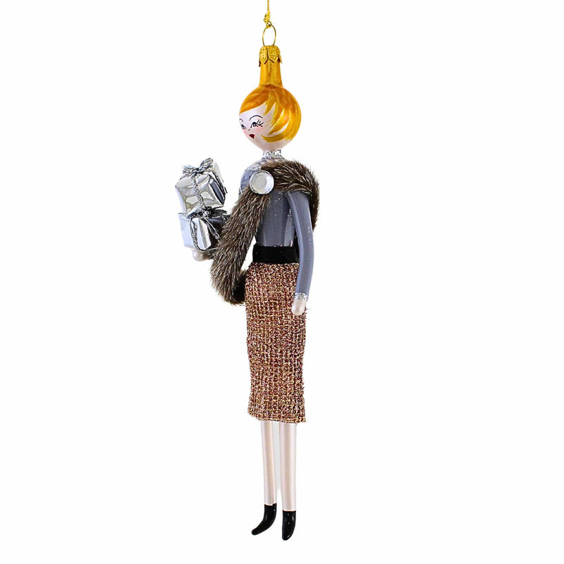 De Carlini Italian Ornaments Fashionista Fergie - - SBKGifts.com