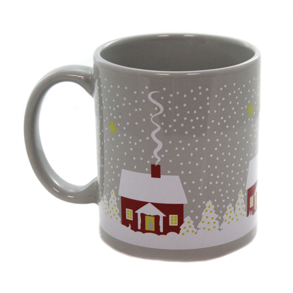 (43692) Snowy House Ceramic Mug
