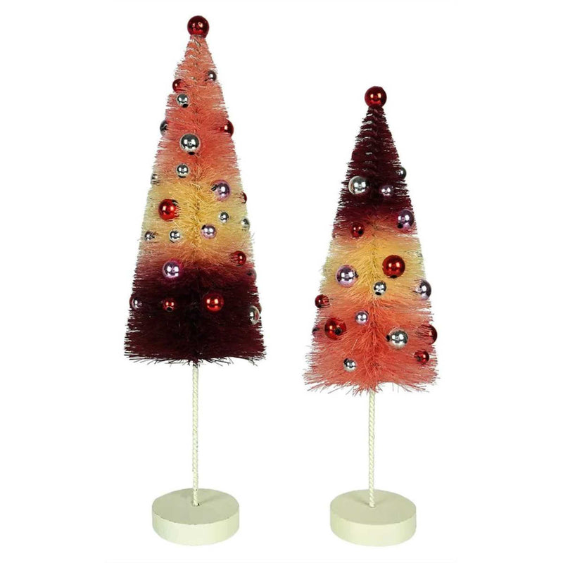 Bethany Lowe Valentine Tricolored Trees - - SBKGifts.com