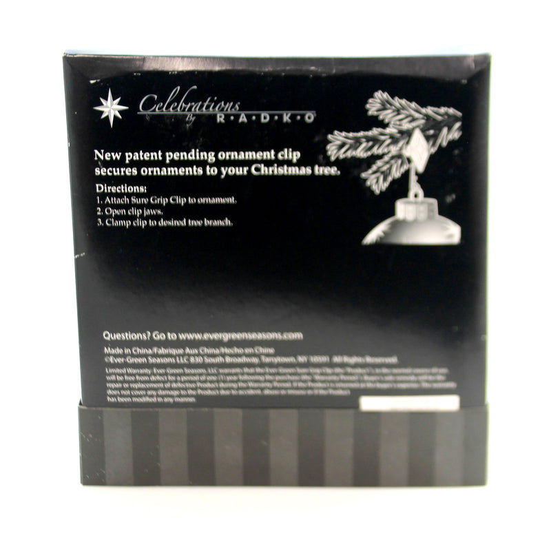 Christopher Radko Silver Clip Gift Set - - SBKGifts.com