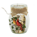 Stony Creek Summer Cardinals Pre-Lit Vase. Glass Spring Summer Hba0280 (44055)