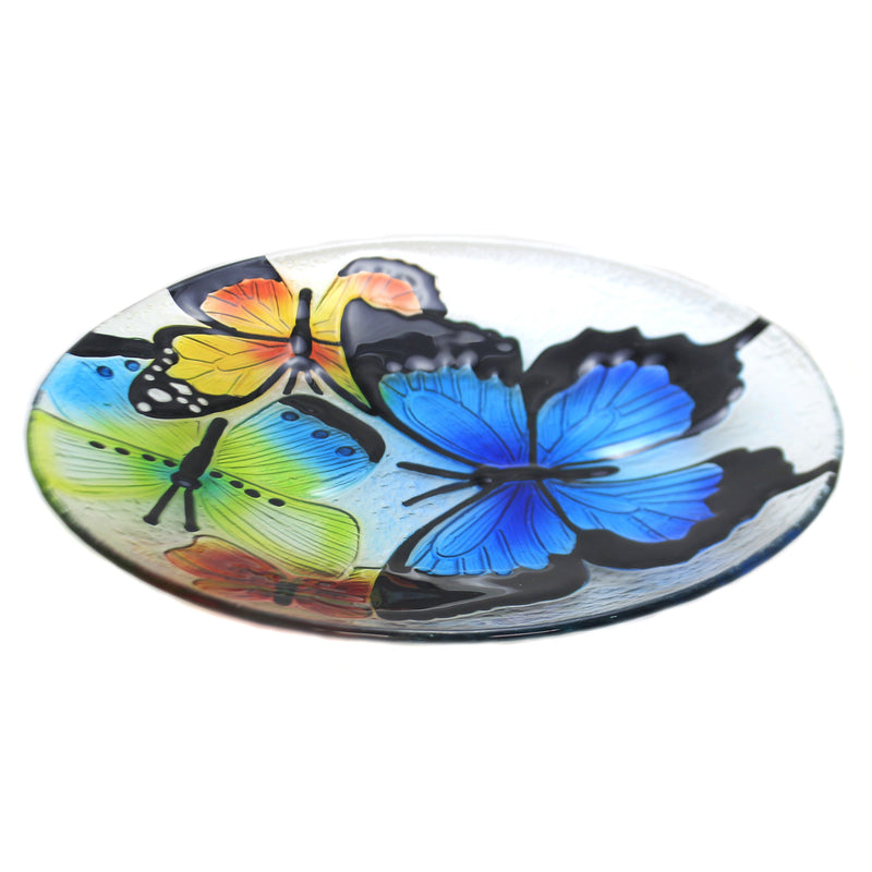 Tabletop Butterfly Round Platter - - SBKGifts.com