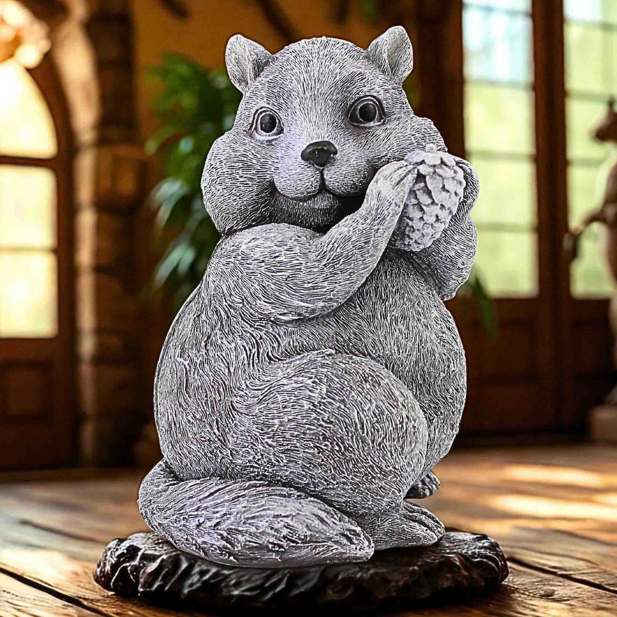 Roman Chipmunk Pudgy Statue - - SBKGifts.com
