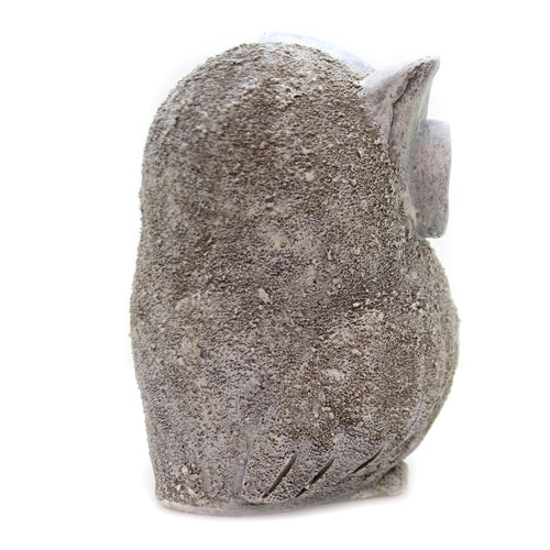Roman Owl Pebble Statue - - SBKGifts.com