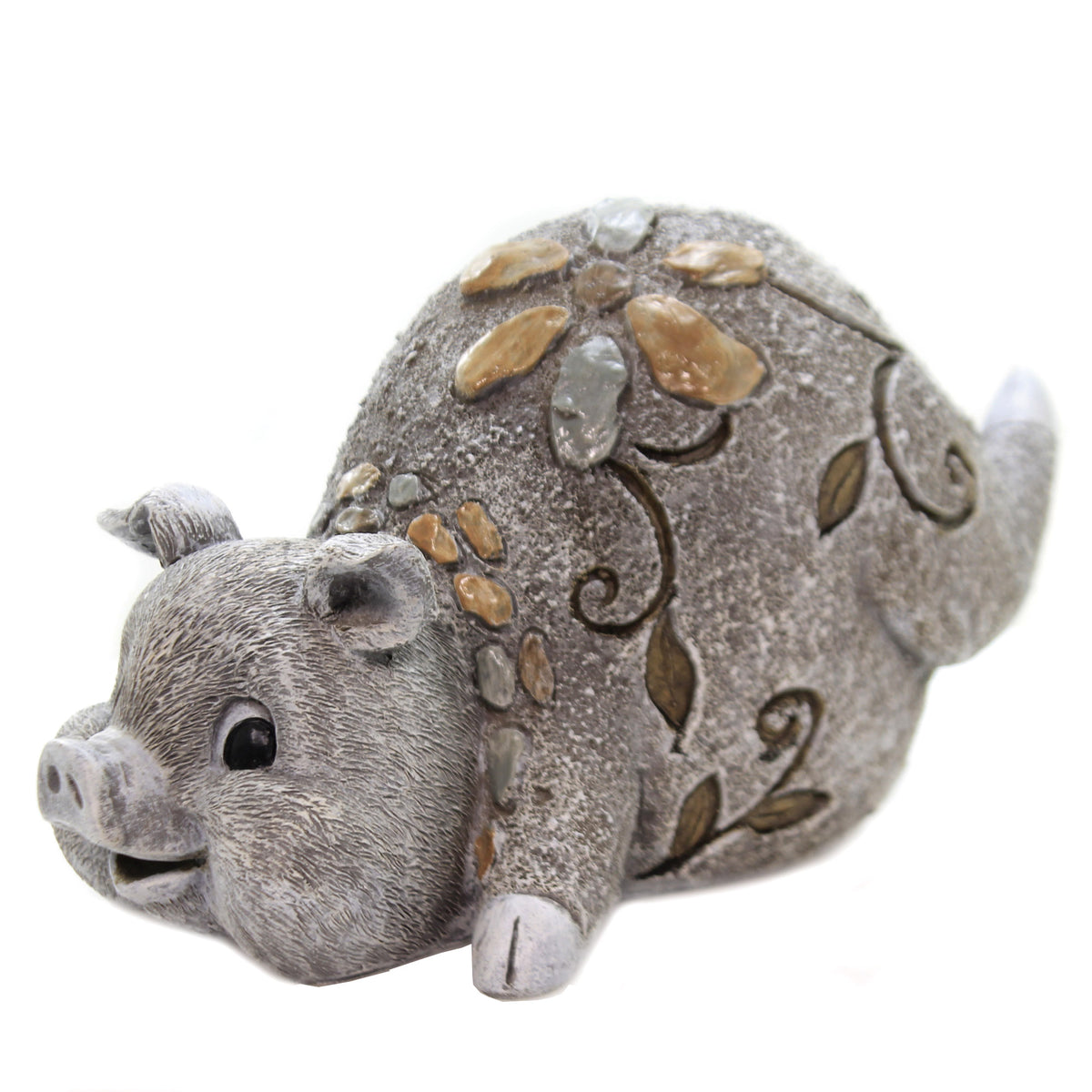 (44124) Pig Pebble Garden Statue