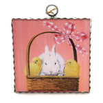 Round Top Collection Easter Bff's Mini Gallery Print Bunny Chicks Basket E20034 (44129)