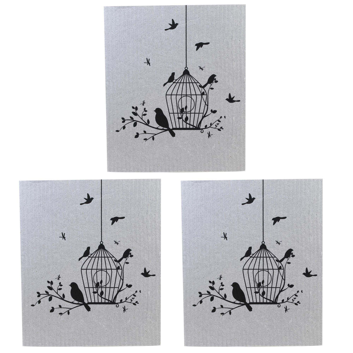 (44165) Birdcage Dishcloth