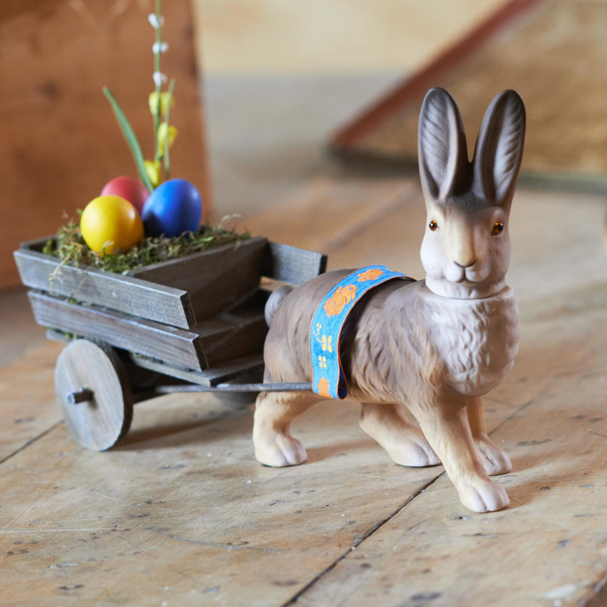 Marolin Hare With Easter Cart - - SBKGifts.com