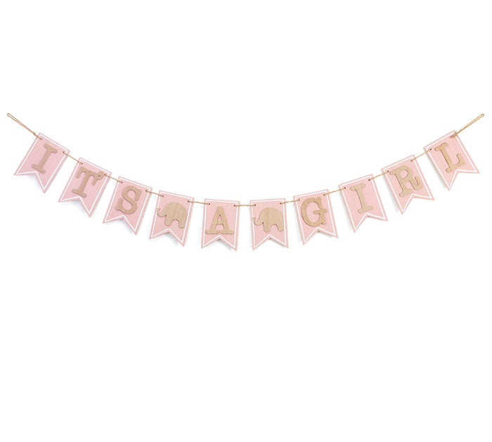 Child Related It's A Girl Banner - - SBKGifts.com