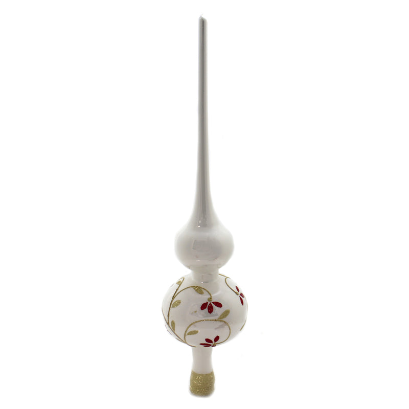 (44290) Red Gold White Vine Finial