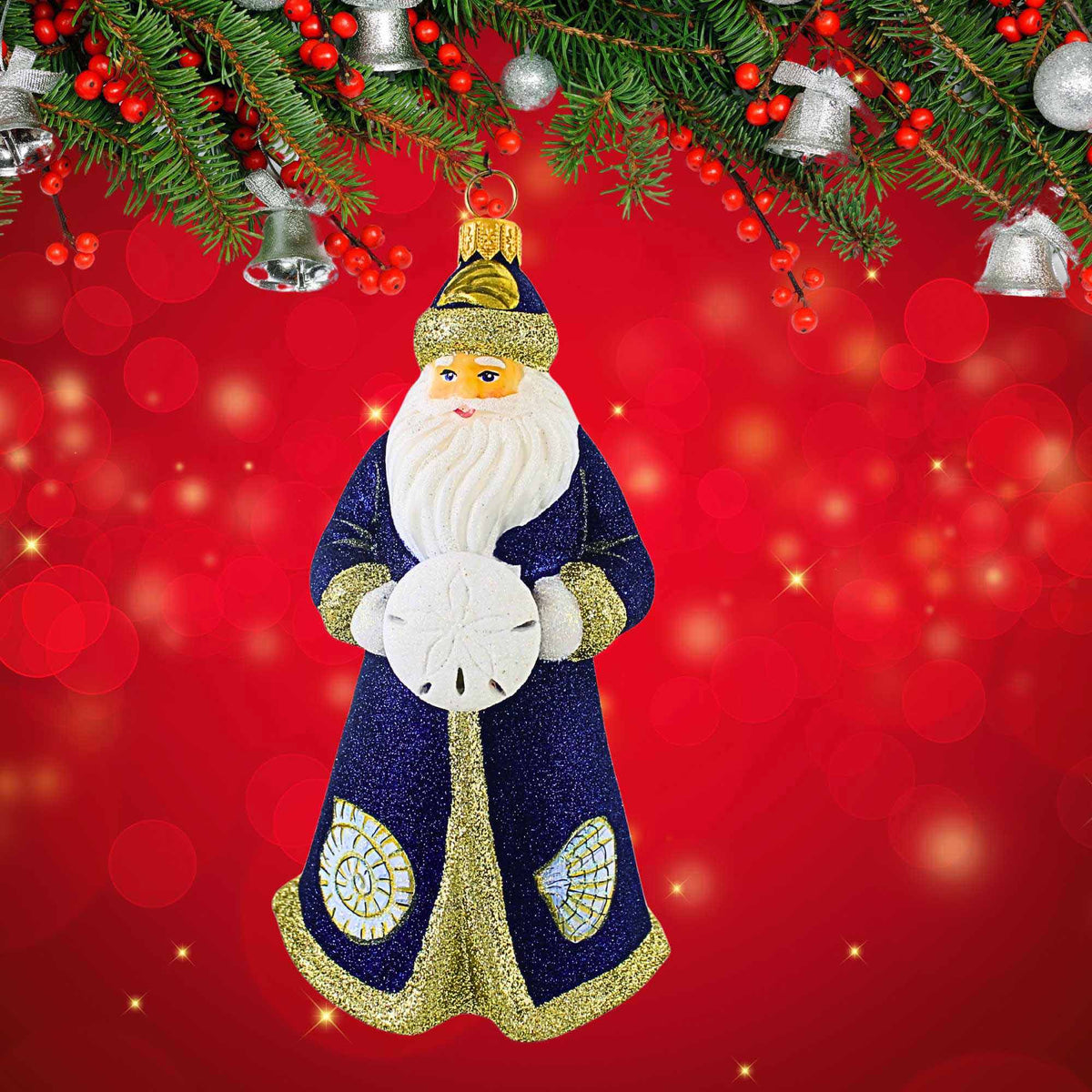 Joy To The World Beachy Santa - - SBKGifts.com