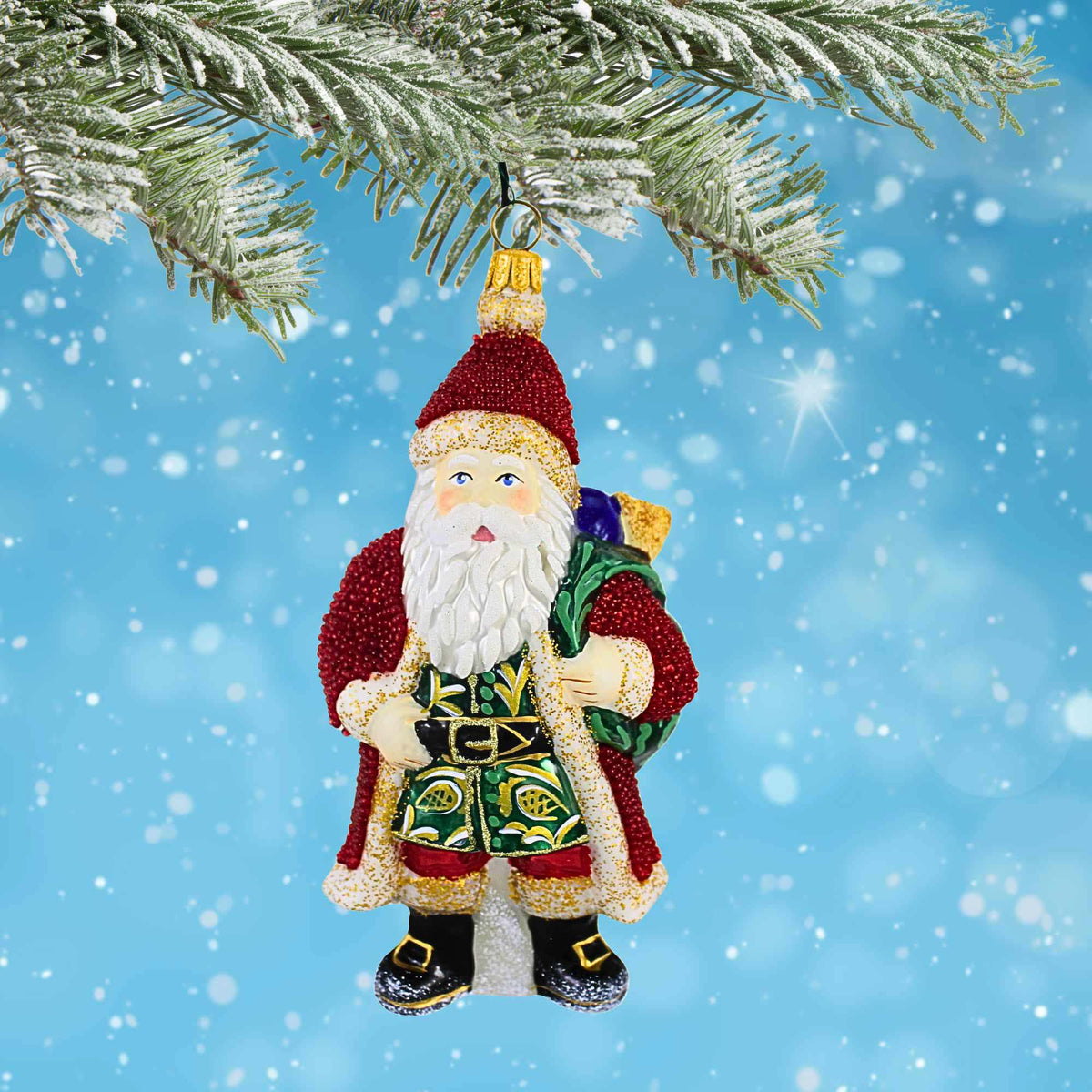 Joy To The World Galician Santa With Presents - - SBKGifts.com