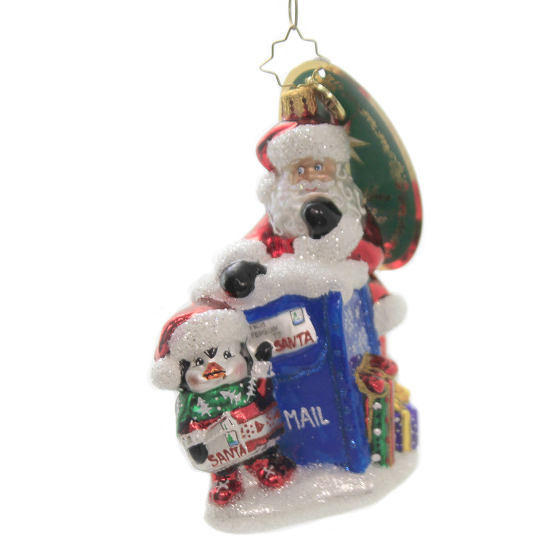 The Best Kind Of Fan Mail Ornament Penguin Charity Santa 1020348 (44474)