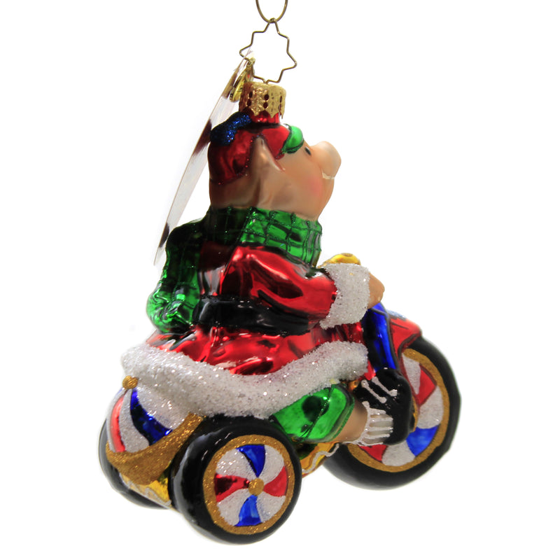 Christopher Radko Peddler Piggy - - SBKGifts.com