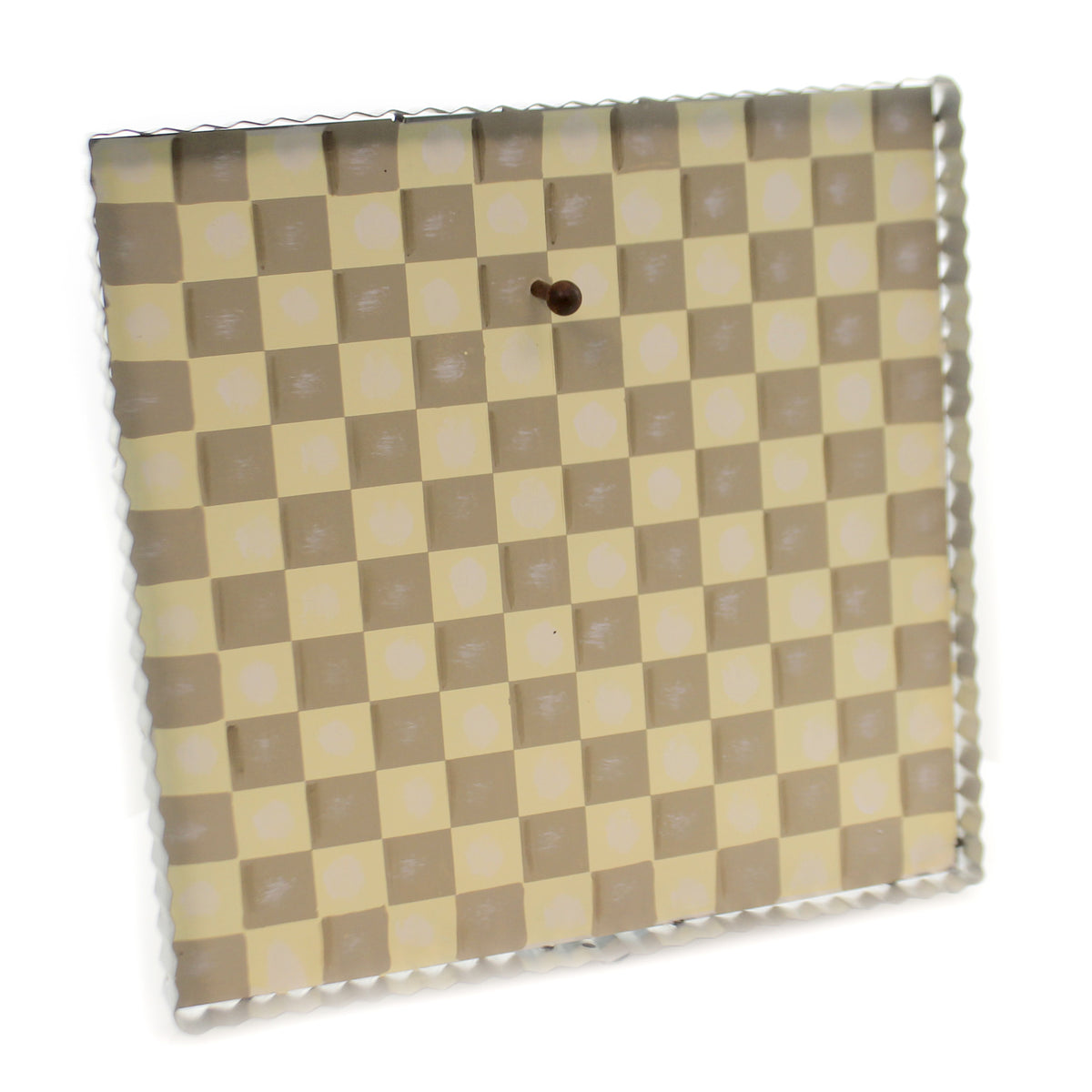 (44525) Putty Checkered Display Board