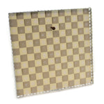Putty Checkered Display Board - One Wooden Metal Trimmed Display Board 12 Inch, Wood - Picture Frame Y19010 (44525)