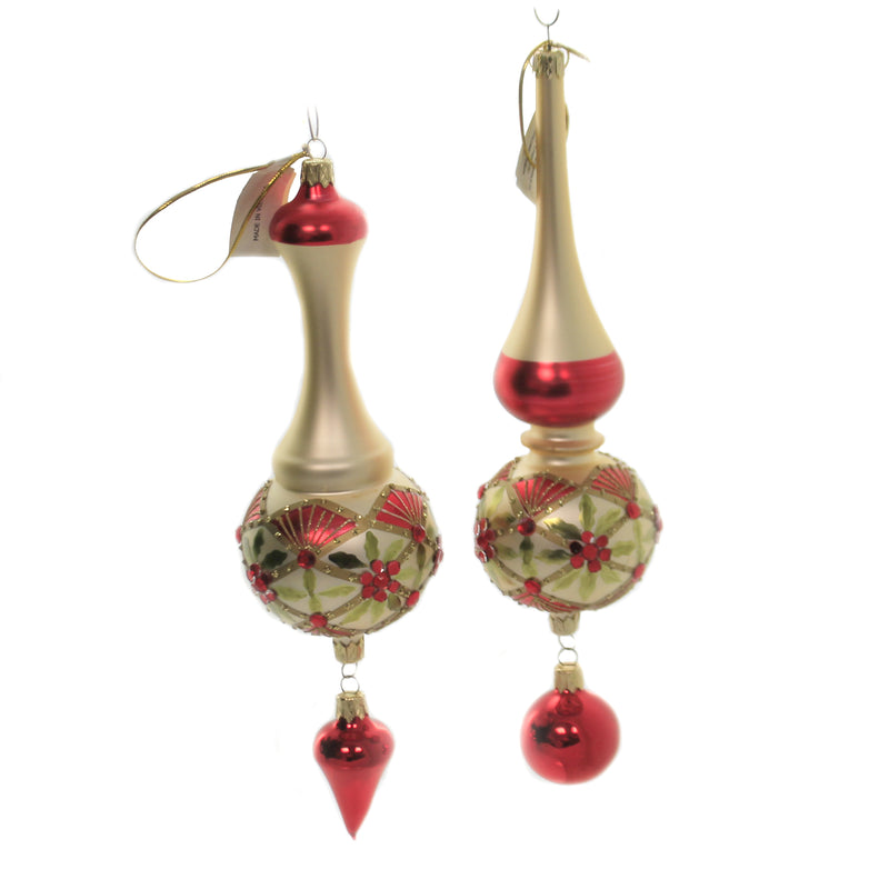 (44548) Set Of 2 Holly Diamonds
