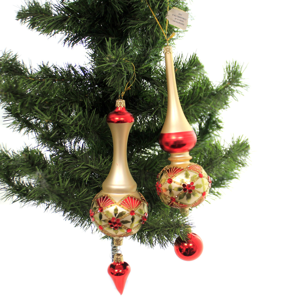 Christina's World Set Of 2 Holly Diamonds - - SBKGifts.com