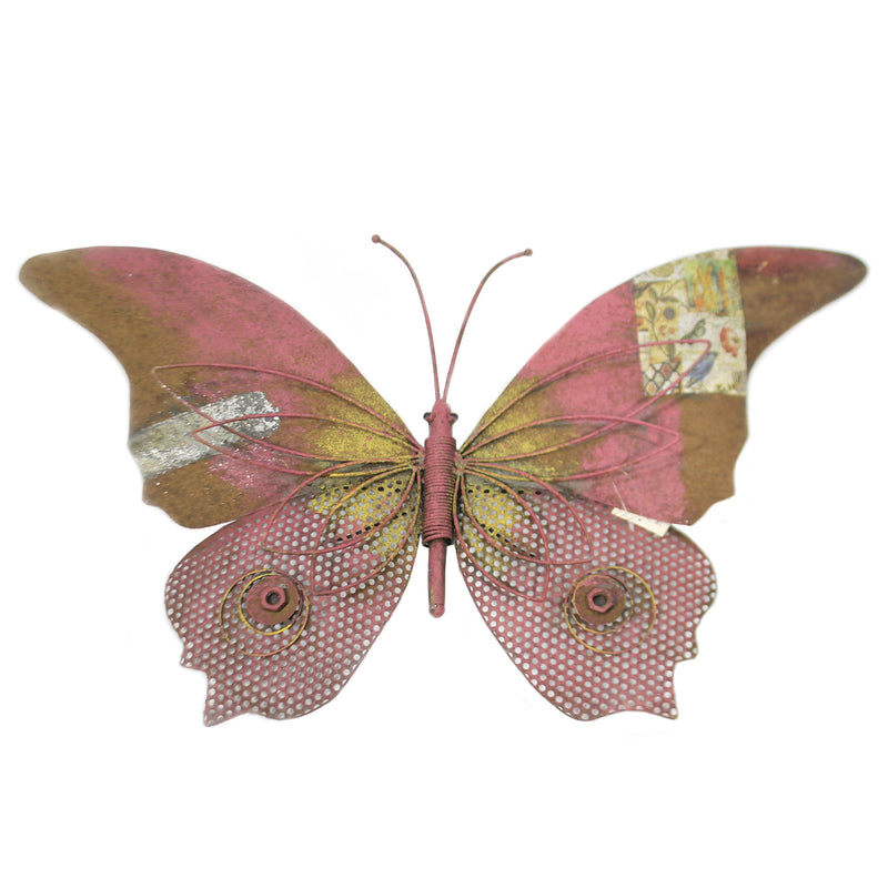 (44552) Rustic Wall Decor Butterfly Pk