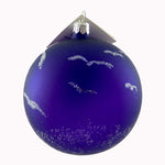 Laved Italian Ornaments Flying Green Witch Ball - - SBKGifts.com