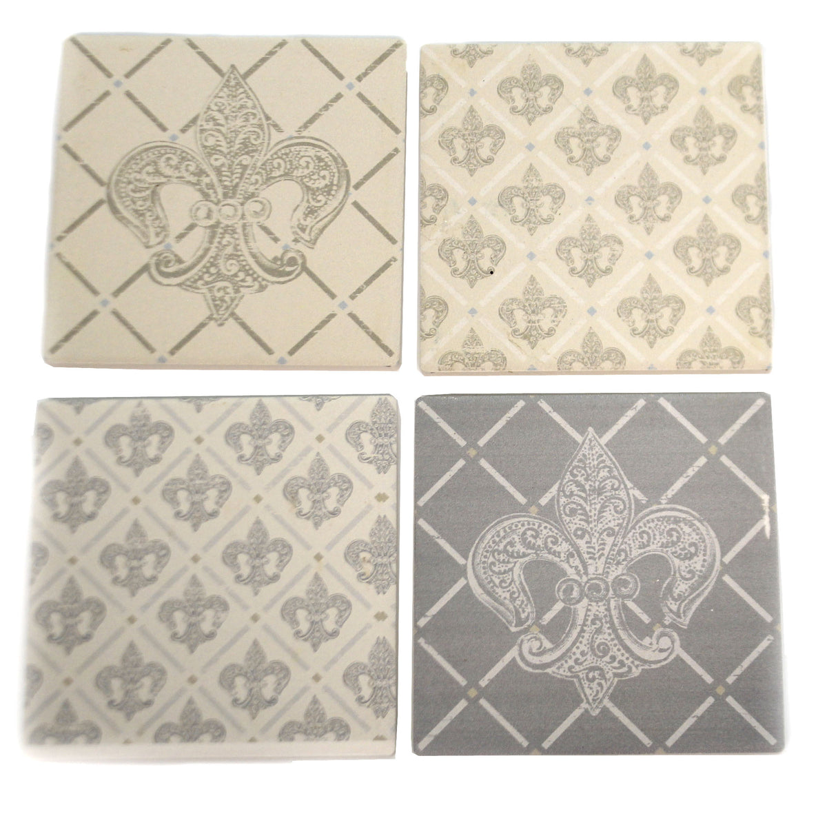 44870 Fluer De Lis Coaster Set SS73461