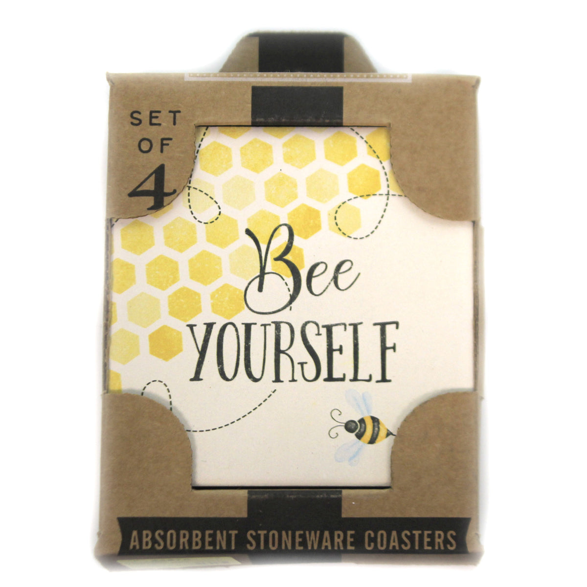 Tabletop Trendy Bee Coaster Set - - SBKGifts.com