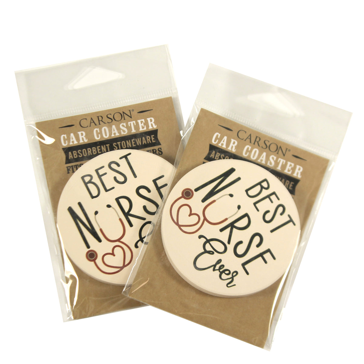 Tabletop Best Nurse Ever Car Coaster - - SBKGifts.com