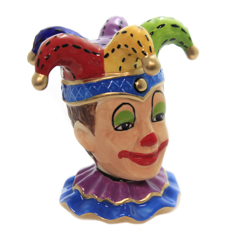Tabletop Mask Girl & Jester Salt/Pepper - - SBKGifts.com