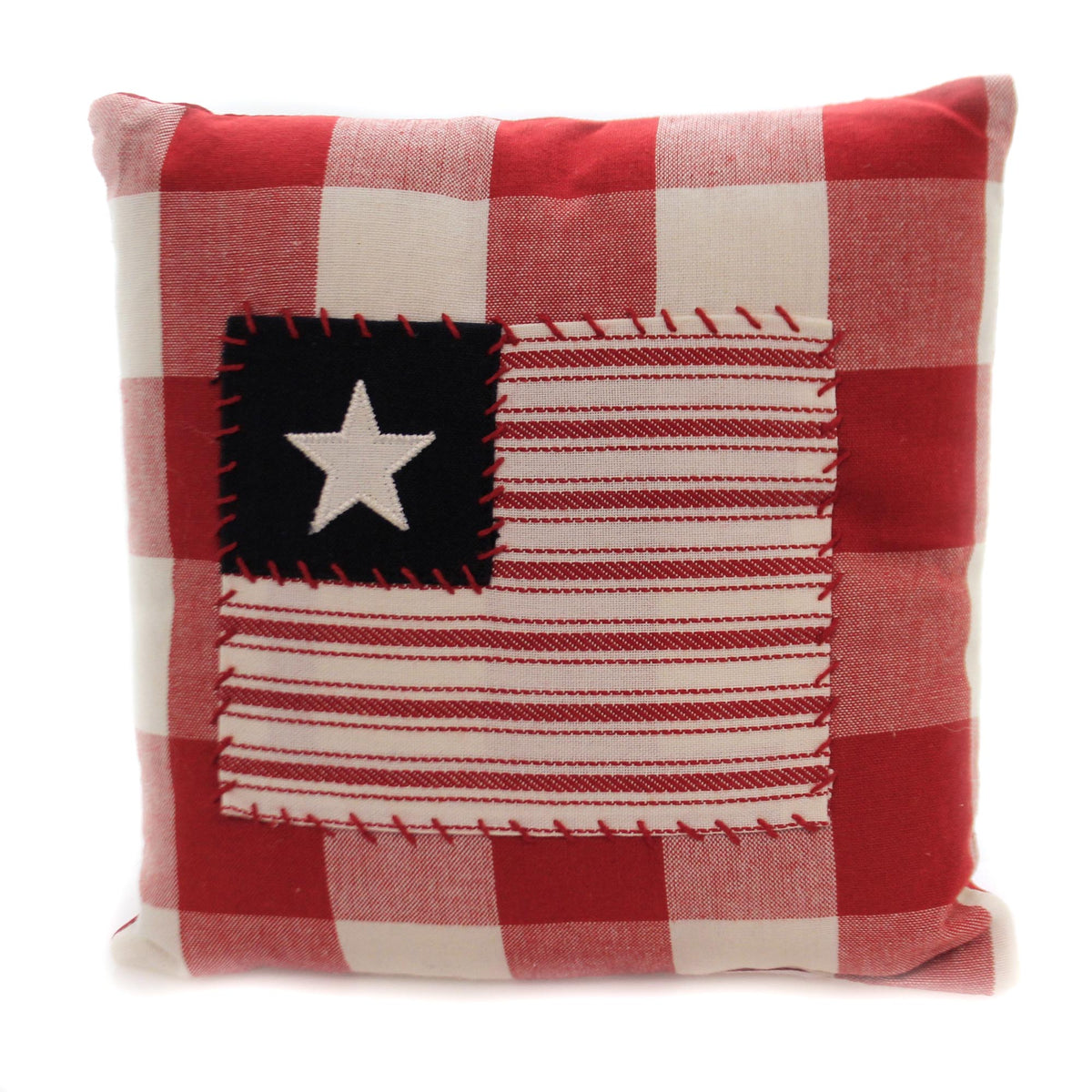 (44981) Flag Applique Pillow