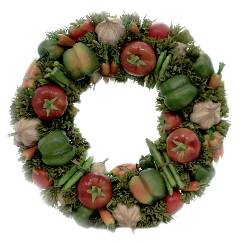 Home & Garden Vegetable Wreath Tomatos Carrots Garlic Vwv501 (45056)
