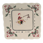 Tabletop Santa With Polar Bear Dish Christmas Party  Bowl 10655 (45102)