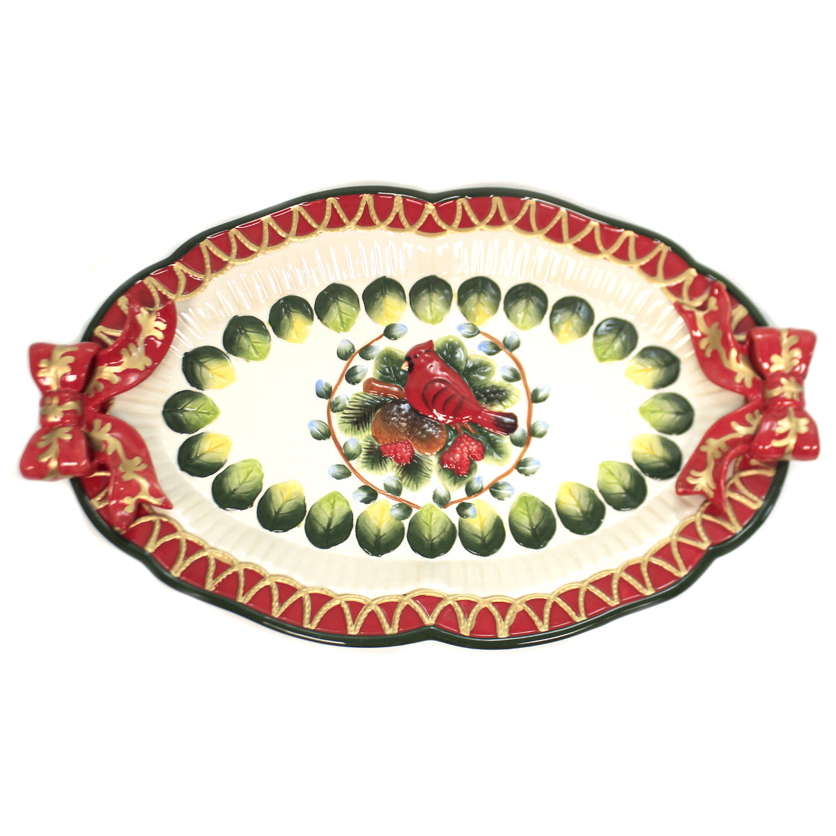 (45111) Evergreen Holiday Tray