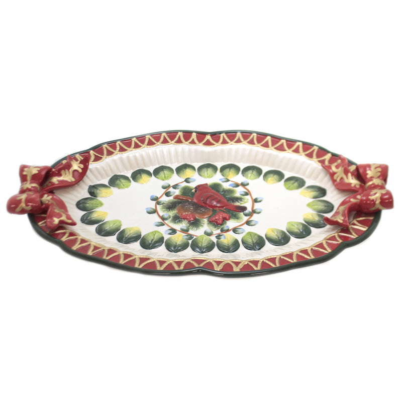 Tabletop Evergreen Holiday Tray - - SBKGifts.com