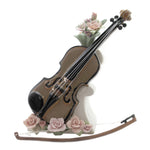 Violin - One Figurine 8.5 Inch, Porcelain - Music Concert Flowers Sf49015 (45125)