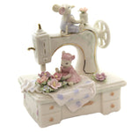 Figurine Mice With Sewing Machine - - SBKGifts.com