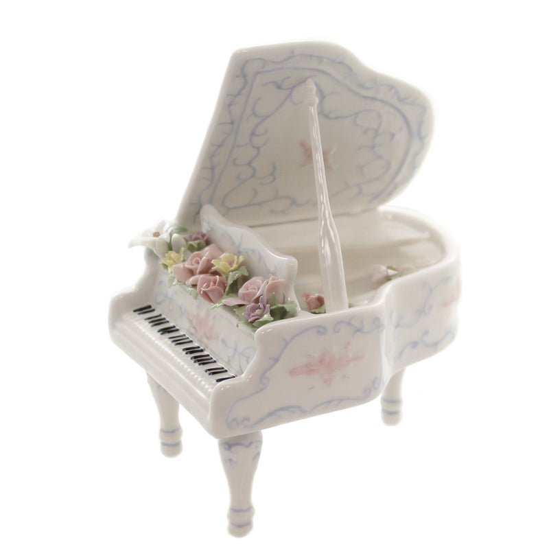 Grand Piano Keys Flowers Music Sf49016 (45128)