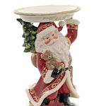 Tabletop Santa Figurine With Plate - - SBKGifts.com