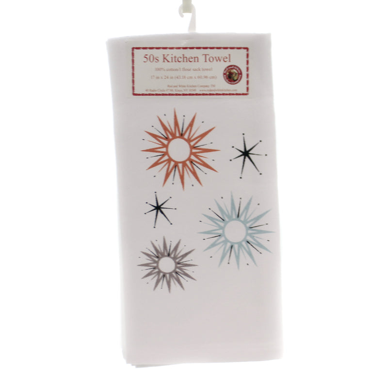 Decorative Towel Starburst Mid-Century 100% Cotton Mc08 (45158)