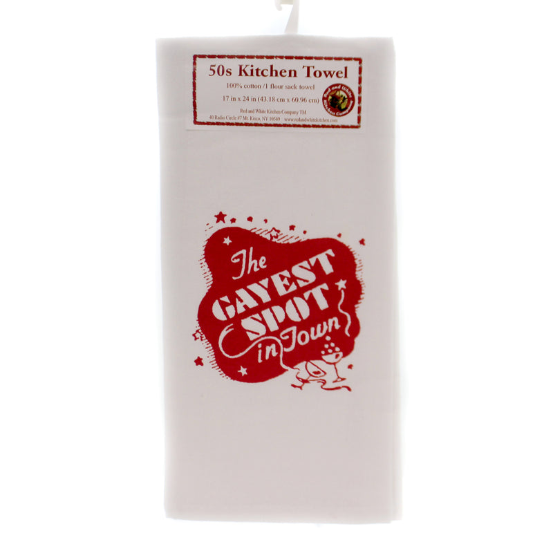 (45163) Gayest Spot Flour Sack Towel