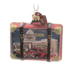 Holiday Ornaments Cuba Suitcase Travel Vacation A0351110 (45203)